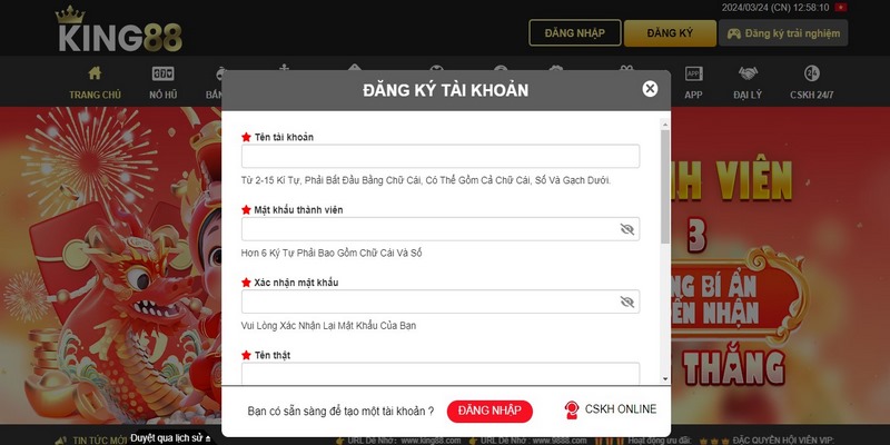 Đăng nhập Cwin với các bước đơn giản